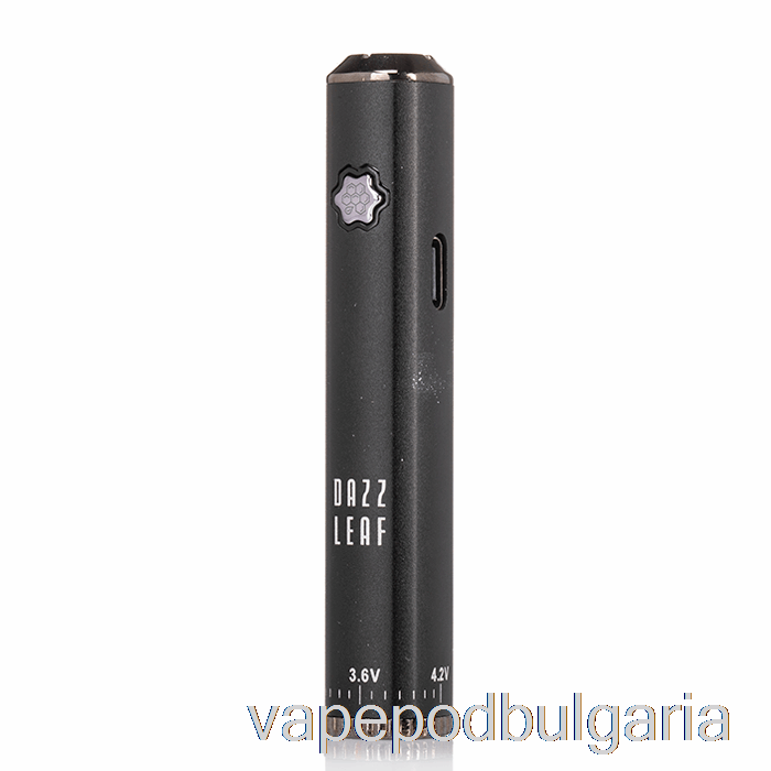 Vape Bulgaria Dazzleaf Squarii Bottom Twist 510 батерия черна